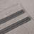 Zero Twist Cotton Ribbed Modern Geometric Border Soft Highly-Absorbent Bath Sheet Set-1178423244