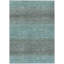 Tapis bleu sarcelle lavable à la machine intérieur / extérieur Xhevrie-898679050