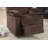 Motion Recliner Chair 1Pc Rocker Recliner Couch Living Room Furniture Chocolate Padded Suede Metal Reclining-910746070