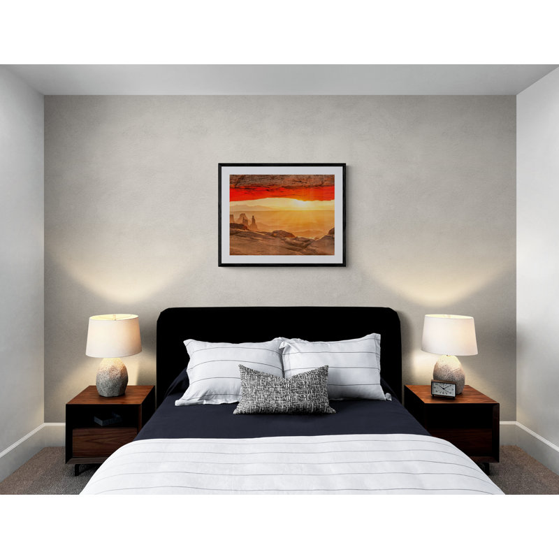 Mesa Arch Sun Flare 2 Print by Beth Sheridan, 24" H x 32" W , Wrapped Canvas