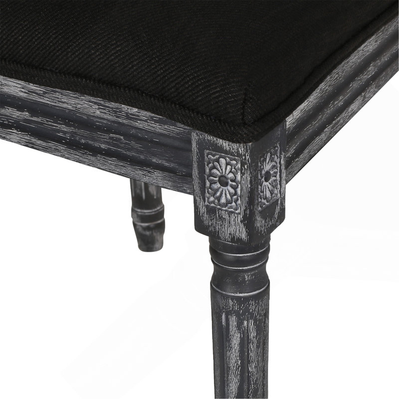 Chaise de salle à manger, 2, Noir, Noir