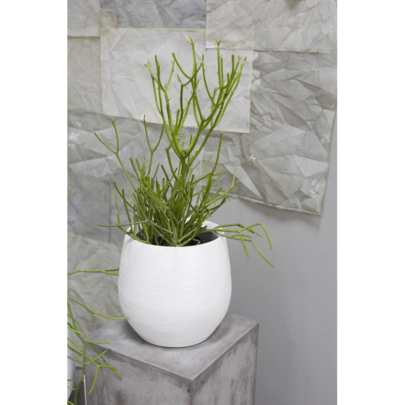 Hetherton Handmade Ceramic Pot Planter, 10.75" H x 11.5" W x 11.5" D