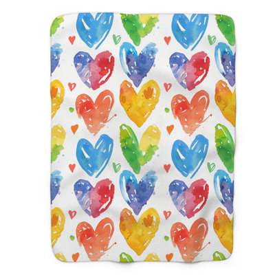 Happy Rainbow - 1 Piece Premium Blanket