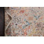 Tapis gris en laine noué à la main de conception unique 10 pi x 13 pi 7 po New Age