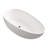59'' L x 30.7'' W Freestanding Soaking Solid Surface Bathtub