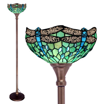 Baccio 67'' Bronze Torchiere Floor Lamp Floor Lamp Set