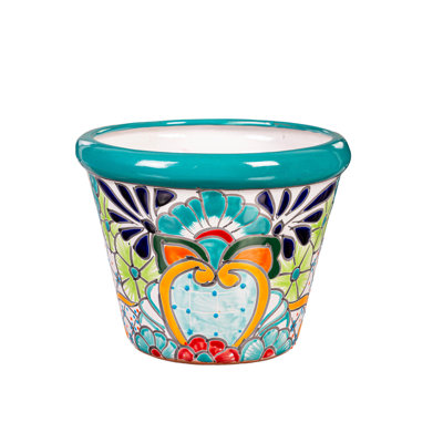 Jardinière Talavera vert grand