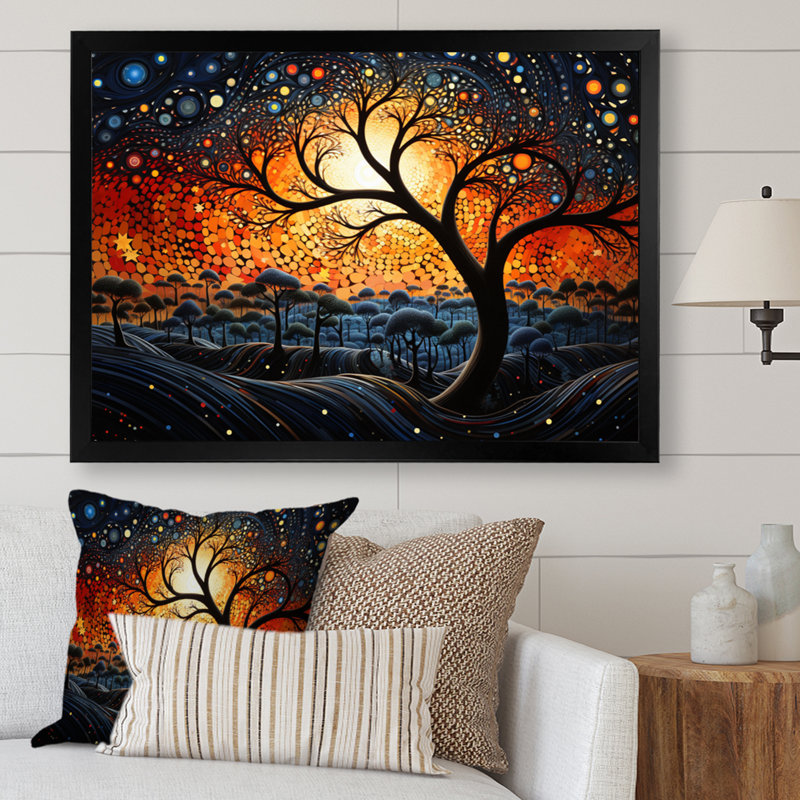 Art africain-américain, Soulful I sur toile, H 12 po x l 20 po x P 1 po, Cadre photo noir