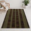 Tapis d'intérieur et d'extérieur à carreaux brun-1154482340