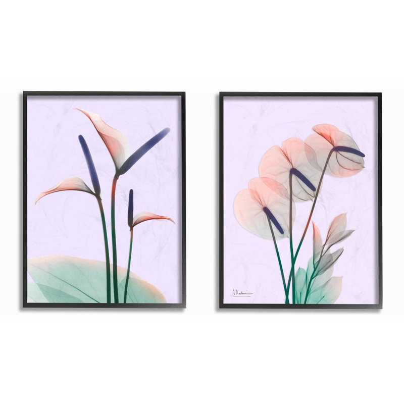 «Neon Reeds» par Albert Koetsier, ensemble de 2 reproductions de photos, H 11 po x l 14 po x P 1,5 po