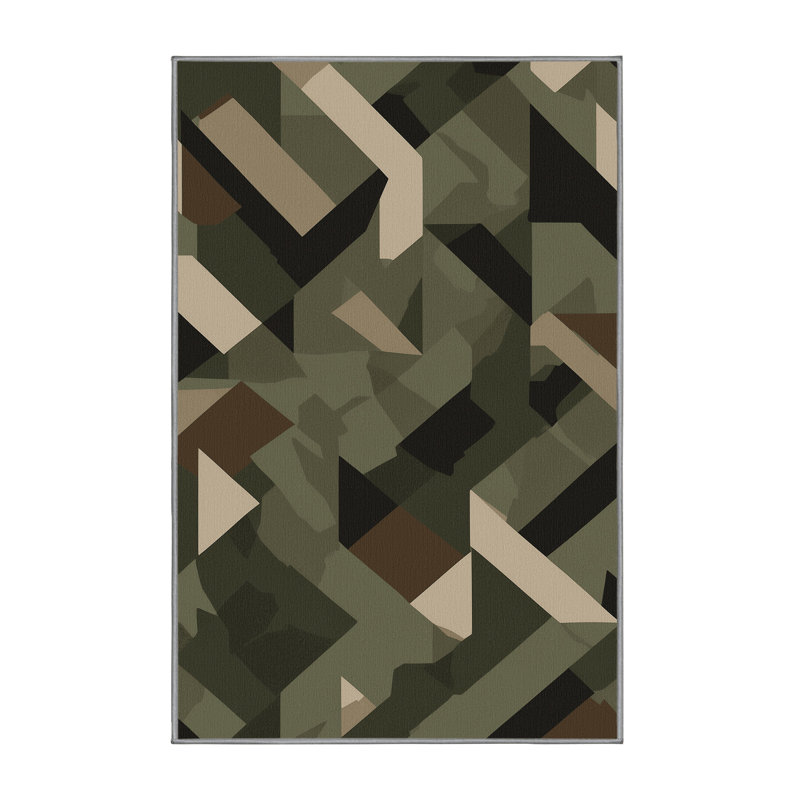 Fragment Peak Rug, Rectangle 5' x 8'