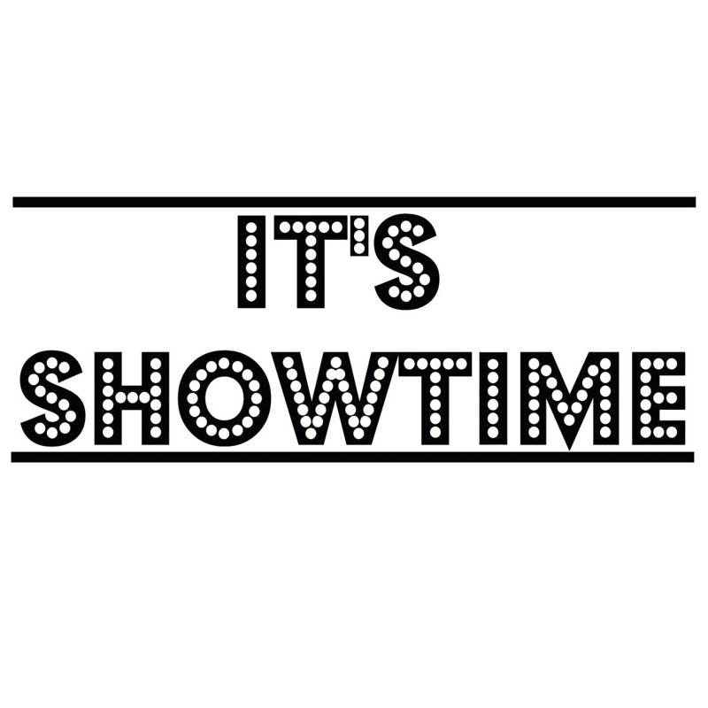 Adhésif décoratif en vinyle It's Showtime, H 9 po x l 22 po