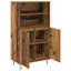 Highboard 60 X 36 X 110 Cm Engineered Wood-1236638509