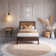 Anspach Solid Wood Platform Bed with Headboard, Bohemian Bed Frame