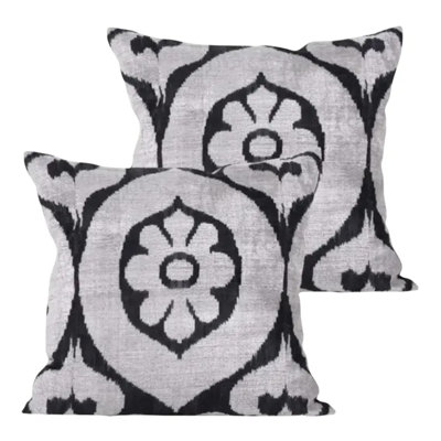Allary Velvet Square Pillow Cover & Insert