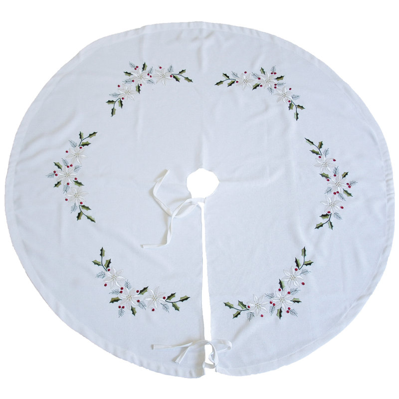 Jupe brodée d'hemstitch tree Country Poinsettia