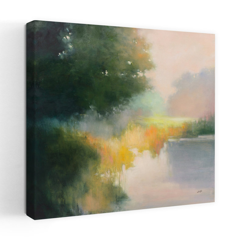 Art contemporain Oak Pond, H 18 po x l 18 po