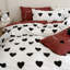 Ensemble de linge de lit réversible Heart-108996808
