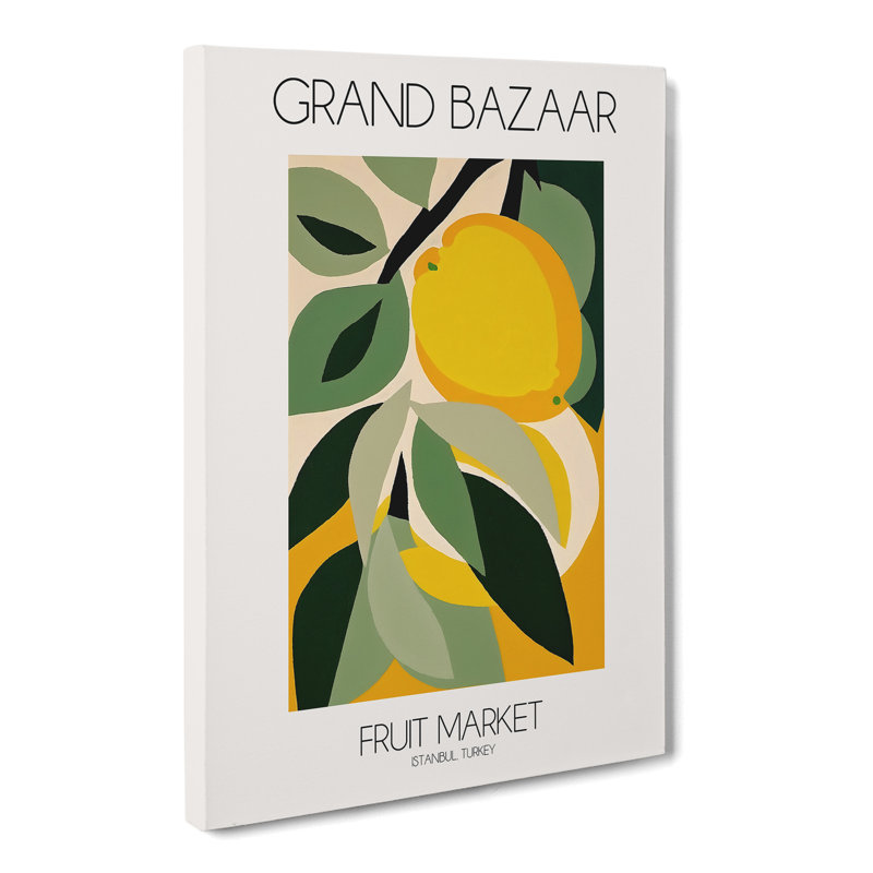 XMKTMKT-362 Grand Bazaar Fruit Market Exhibition 3 - Wrapped Canvas Print, 50cm H x 35cm W x 3cm D