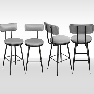 Counter Stool with Metal Frame