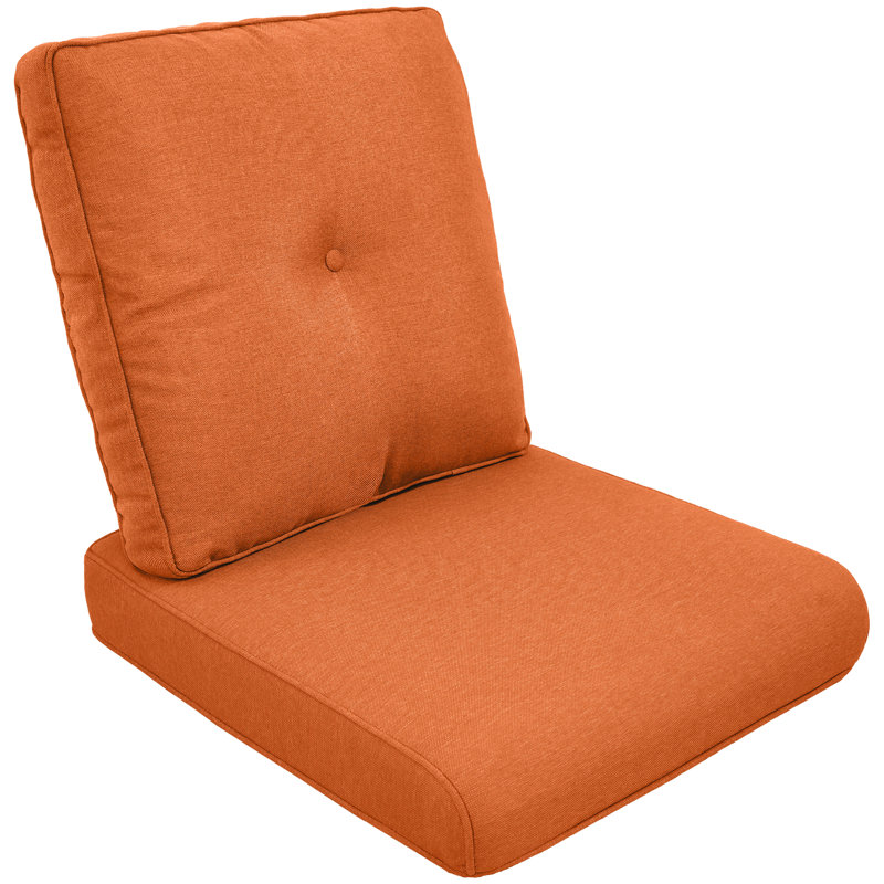 Coussin de siège / dossier d'extérieur Schutt, Orange, 1 coussin de siège / dossier