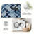 Distressed Trellis Navy carpet-easy to clean, machine-washable, soft and comfortable; suitable for door mats, kitchens, living rooms, bedrooms, corridors, and laundry areas. Easy to clean, durable carpet for home decoration.-129132255