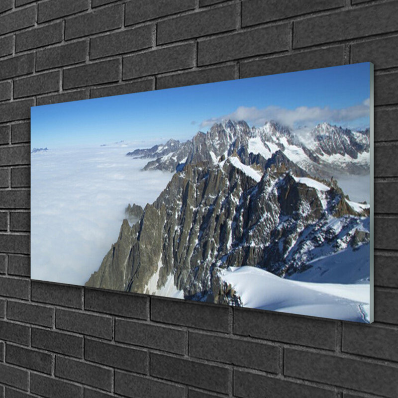 Mountain Fog - Unframed Photograph on Glass