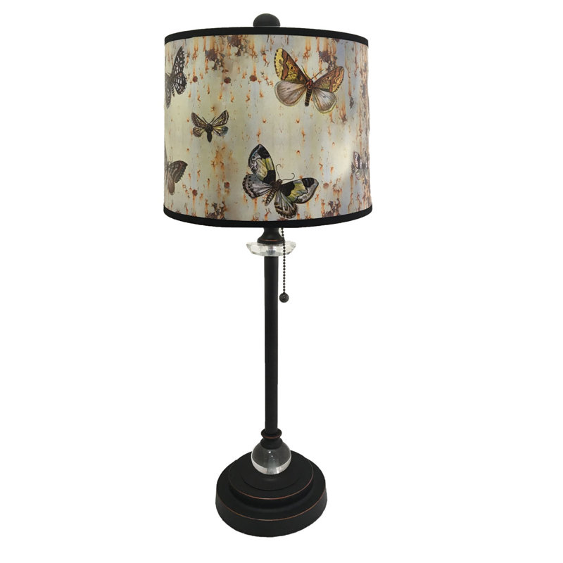 Balliro Crystal Buffet Lamp, Bronze