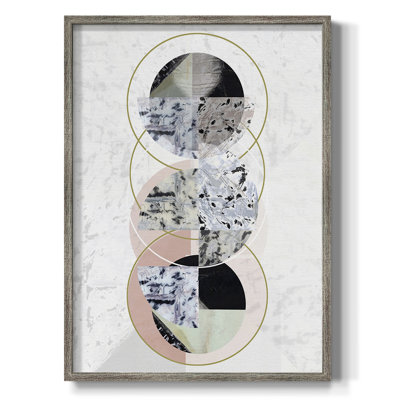 Inner Circles II Framed Print - Solid Wood