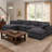 Wilroy 6-Piece Reversible U-Shaped Sectional-759022790