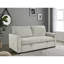 Tekeyla 78'' Firm Square Arms Sleeper Sofa 3 in 1 Convertible  Queen Size Sleeper Sofa Bed with Pull Out Bed-705217397-705614385
