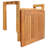 Meranti Wood Folding Balcony Railing Table
