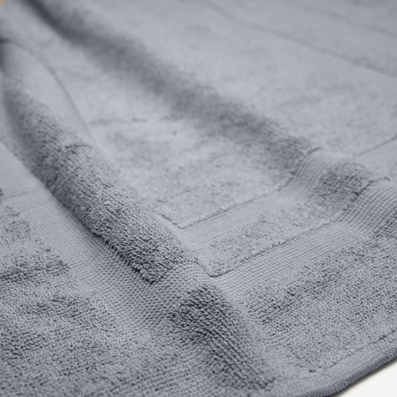 Joktan Terrycloth Bath Mat, Dark Gray