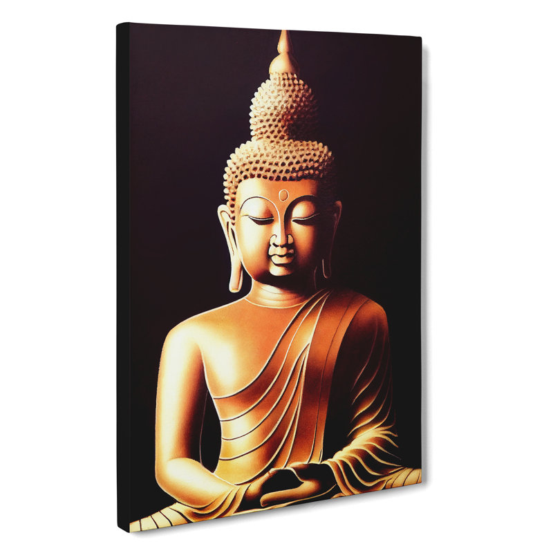 XC1022-3689X Pristine Buddha - Wrapped Canvas Print, 50cm H x 35cm W x 2cm D