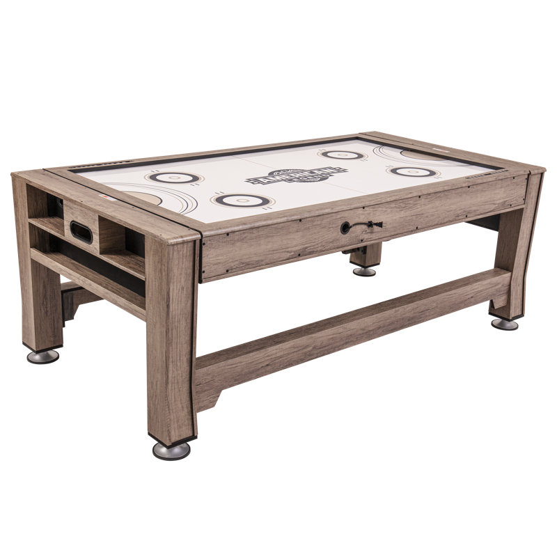 Table de jeu pivotante en bois 3 en 1 de 84 po American Legend