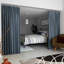 Tringle à rideaux simple Locke Drape