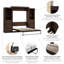 Lit plateforme escamotable avec rangement Arlex-659935047-659935041