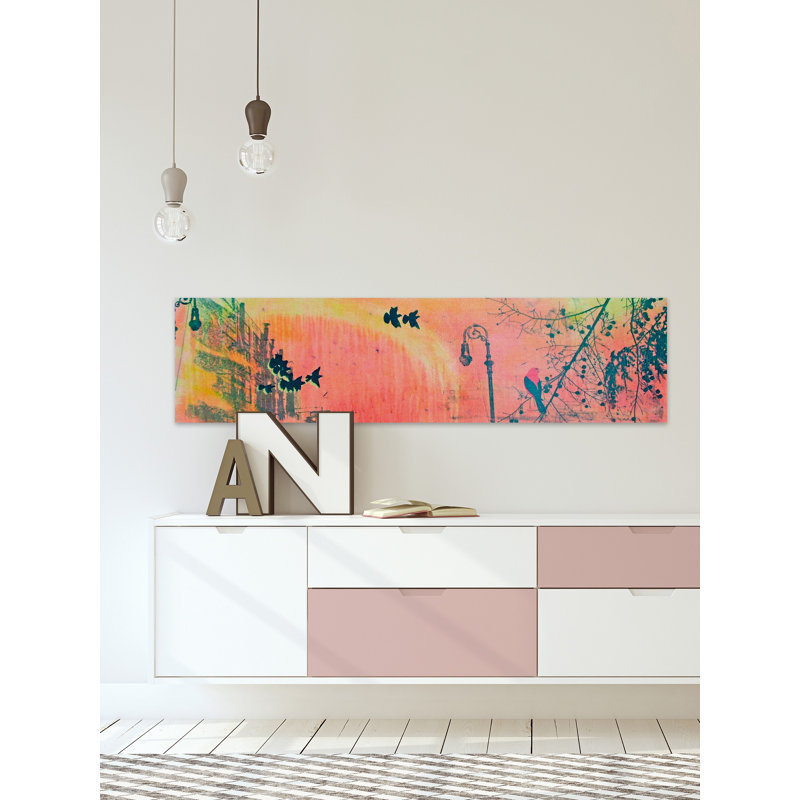 Reproduction de photo panoramique sur toile tendue magus, H 10 po x l 40 po