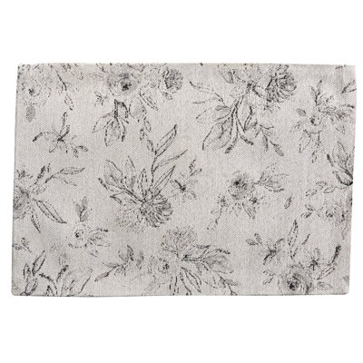 Cotton Floral Indoor Rug