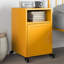Radonna 36cm W Steel Bedside Table-1824185768