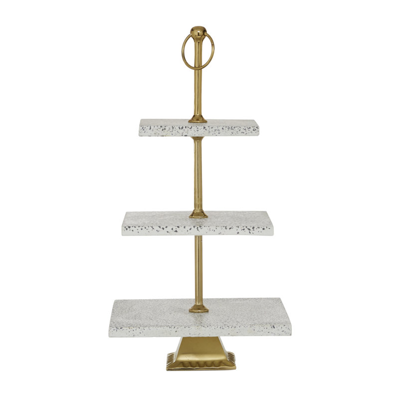 Stoneware Tiered Stand