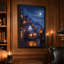 Art mural blanc sur toile, "White Ghost Drive"-1522705891