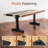 Wineglass Metal Bench Legs, Set of 2