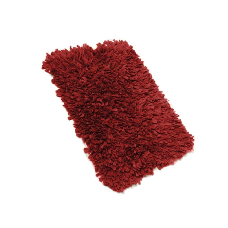 Tapis pour salle de bain papershag Andrada, l 34 po x L 21 po, Rouge