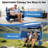 Oversized Double Camping Chair With Canopy, 2-Person Folding Camping Loveseat With Adjustable Sun Shade, Insulated Cup Holders & Detachable Coolers, Heavy-Duty Outdoor Chair For Camping, Beach & Sports Events