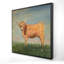 Toile de cuisine animaux rustiques | Décoration «Daisy the Highland Cow»