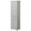 Tall Bathroom Storage Cabinet, Freestanding Storage Cabinet With Two Different Size Drawers And Adjustable Shelf, MDF Board With Painted Finish, Grey