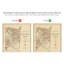 Carte rétro du comté de Santa Fe, Nouveau-Mexique, 1883, impression sur papier non encadrée-55511798