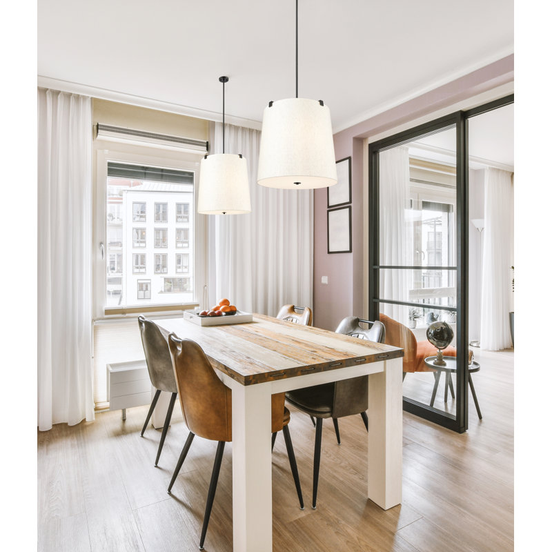 Kohlman 6 - Light Shaded Pendant, Matte Black