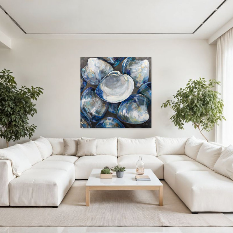 Art côtier «Shucks Its lundi», H 48 po x l 48 po